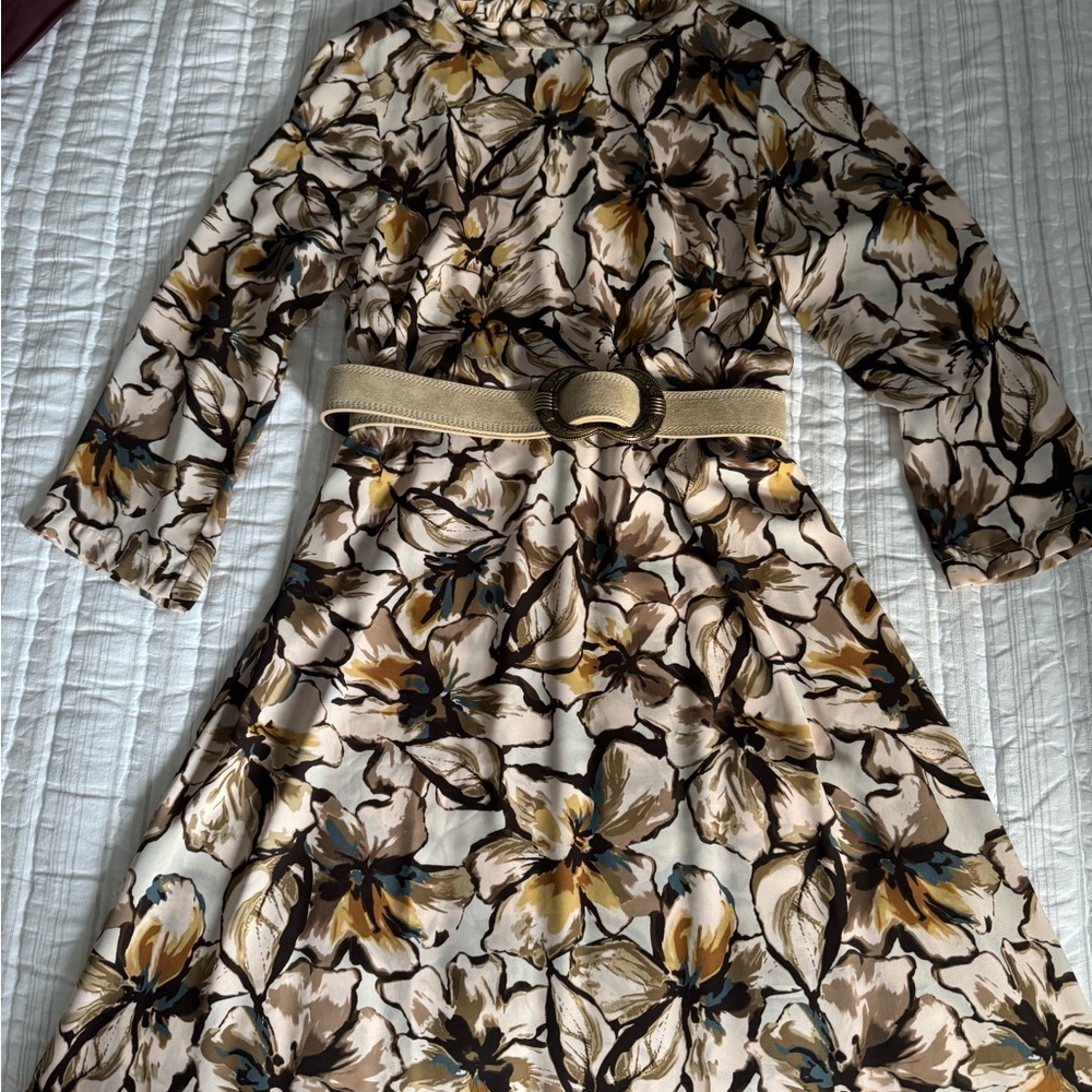 Floral Long Sleeve Dress